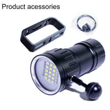 LED Diving Flashlight Torch 20000Lumens 6 x XHP70 Underwater Lighting 100m Waterproof Tactical Torch For Camera Video Fill Light