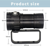 NEW LED Diving Light Highlight Torch  20000Lumens Tactical Diving Flashlight Underwater 100M Waterproof  Video  Camera Light