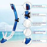 Snorkel Diving Mask  and  Goggles Diving Swimming Tube Set  Adult Unisex