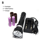 Powerful LED L2 Scuba Diving Flashlight 26650 Dive Light tactic Torch Underwater Flashlight Waterproof Diving Lamp lanterna