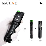 ARCHON  J2 J1 Diving Flashlight  Lights Profession Diving Lights Underwater Lamp 100m  Instructor Diving Flashlight