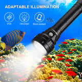 Wurkkos DL40 Diving Flashlight Bright 5000lm Dive light with 4*LH351D 90CRI 26650 IPX-8 Waterproof Underwater Torch Light 5000K