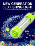 18W 45W DC 12V Green White Blue Yellow IP68 Aluminum High Power LED Fish Attracting Bait Submersible Underwater Fishing Light