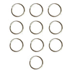 10PC 316 Stainless Steel Water Sport Keychain Keyring Split Ring Loop for Scuba Diving Swimming Diver Camping Gear 20 25 30 MM