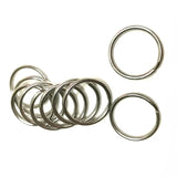 10PC 316 Stainless Steel Water Sport Keychain Keyring Split Ring Loop for Scuba Diving Swimming Diver Camping Gear 20 25 30 MM