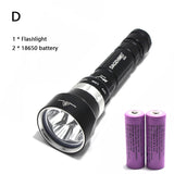 Powerful LED L2 Scuba Diving Flashlight 26650 Dive Light tactic Torch Underwater Flashlight Waterproof Diving Lamp lanterna