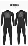 Mens Triathlon Wetsuit 3mm Neoprene Long Sleevele One Piece wetsuit Ultra Elastic Diving Suit Open Water Swimming