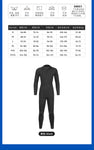 3MM Neoprene Wetsuits Men Diving Suits Long Sleeves Surfing Snorkel One Pieces Black