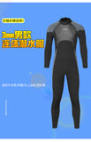 Mens Triathlon Wetsuit 3mm Neoprene Long Sleevele One Piece wetsuit Ultra Elastic Diving Suit Open Water Swimming