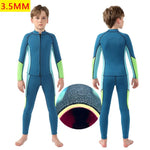 Snorkeling Surfing Swimming Suit Boy Girl Diving Clothes Kids Neoprene Split Wetsuit 2.5mm Thermal Keep Warm Diving Suit