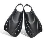 Adults Short Light Full Foot Pocket Travel Size Short Blade Fins Flippers For Snorkeling Diving Scuba Swimming