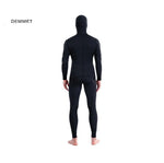 HOT 3mm Camouflage Wetsuit Long Sleeve Fission Neoprene Submersible For Men Keep Warm Top and Pants Two-piece Hooded Diving Suit