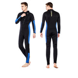 3MM Neoprene Wetsuit Men Surf Scuba Diving Suit Men Women Front Zipper Diving Suit Snorkeling Scuba Diving Full Wetsuit