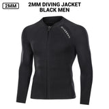 Neoprene 3MM 2MM Men Women Wetsuit Jacket Scuba Diving Suit Surf Snorkeling Underwater Fishing Spearfishing Kitesurf Equipment