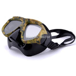 Myopia scuba diving Mask Camouflage anti fog for spearfishing gear swimming masks googles nearsighted lenses short-sighted