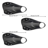 Adults Short Light Full Foot Pocket Travel Size Short Blade Fins Flippers For Snorkeling Diving Scuba Swimming