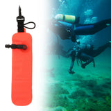 Dive Surface Marker Buoy Compact Inflatable Diving Buoy Signal Tube for Underwater Activities, Snorkeling, Diving Equipment