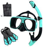 Snorkel Diving Mask  and  Goggles Diving Swimming Tube Set  Adult Unisex