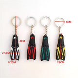 Mini Scuba Diving Fin Key Chain KeyChain Flipper Keyring Diver Diving Gift