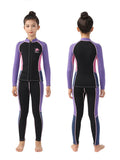 Snorkeling Surfing Swimming Suit Boy Girl Diving Clothes Kids Neoprene Split Wetsuit 2.5mm Thermal Keep Warm Diving Suit