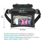 MoKo Waterproof Phone Pouch Fanny Pack Floating Dry Bag for Swimming Kayaking Snorkeling Compatible with iPhone 14 13 12 Pro Max