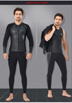 Neoprene 3MM 2MM Men Women Wetsuit Jacket Scuba Diving Suit Surf Snorkeling Underwater Fishing Spearfishing Kitesurf Equipment