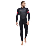 Wetsuit for Men Women One-piece Scuba Diving Suit 3MM Neoprene Long Sleeve Snorkeling Surfing Swimsuit for Girls Sun Protection