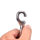 DIZETION 65mm 90mm 100mm 115mm Double Ended Scuba Diving Hook Stainless Steel Eye Bolt Snap Hook Quick Draw Link Carabiner