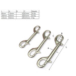 1pc Bolt Snap 316 Stainless Steel For Sports Equipment Marine Scuba Diving Bolt Snap Hooked Snap Pin Uses Diving BCD