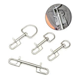 1pc Bolt Snap 316 Stainless Steel For Sports Equipment Marine Scuba Diving Bolt Snap Hooked Snap Pin Uses Diving BCD