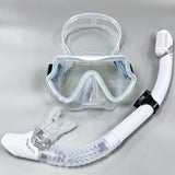 Diving Mask Snorkel Set For Adults Tempered Glass Scuba Professional Panoramic Snorkeling Gear Swimming Training Snorkel Kit