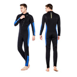 3MM Neoprene Wetsuit Men Surf Scuba Diving Suit Men Women Front Zipper Diving Suit Snorkeling Scuba Diving Full Wetsuit