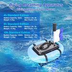 11 Meters Diving ventilators Portable Rechargeable Underwater Waterproof SD-300 Standard Version Scuba Snorkel Hookah Swimming