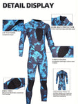 NEW Men Camouflage Wetsuit 3mm Neoprene Surfing Scuba Diving Snorkeling Swimming Body Suit Wetsuit Surf Kitesurf Equipment 3XL