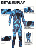 NEW Men Camouflage Wetsuit 3mm Neoprene Surfing Scuba Diving Snorkeling Swimming Body Suit Wetsuit Surf Kitesurf Equipment 3XL