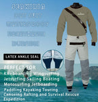 Men's Surfing Drysuits Latex Ankle Gaskets Dry Suits for Kitboarding Wingsurfing Jetsurfing Motosurfing Jetboarding Waterskiing