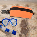 Scuba Dive Mask Pouch Neoprene Diving Mask Case for Computer Watch Diving Glasses, Snorkeling Glasses, Scuba Glasses Nose Clip