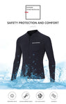 2-3mm Neoprene Wetsuit Top Couple's Long-sleeved Diving Jacket Warm Cold-proof Sun Protection Swimming Surfing Snorkeling Coat