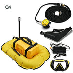 Deepest 15 Meters 3-5.5 Hours Scuba Diving Snorkel Equipment Trap Mobile Ventilator Underwater Snorkel Winter Ice Diving