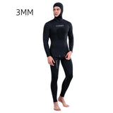 DEMMET Hooded Camouflage 3MM Two-piece Neoprene Wetsuit For Scuba Diving Swimming Underwater Hunting Wetsuit Keeps Warm And Cold