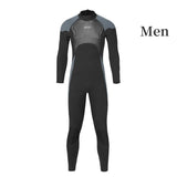 Mens Triathlon Wetsuit 3mm Neoprene Long Sleevele One Piece wetsuit Ultra Elastic Diving Suit Open Water Swimming