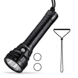 Wurkkos DL40 Diving Flashlight Bright 5000lm Dive light with 4*LH351D 90CRI 26650 IPX-8 Waterproof Underwater Torch Light 5000K