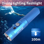 V10S II 1200lm Diving light Scuba 6500K Scuba diving flashlight Underwater 100m dive torch Submarine light Night dive freediving