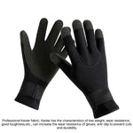 3mm Kevlar Diving Gloves Cut Resistant Keep Warm Black Gloves for Spearfishing Snorkel Swimming Undrwater Work Dive Accessories