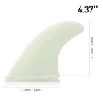 Surfing Fins for Surfboard 4.37"/11.1cm Surf Fin High Quality Plastic Surfboard  Water Sports Surfing Board