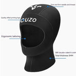 Hot Models Thickened 5mm Diving Cap Ouzo Warm Cold Exhaust Diving Head Cover Surfing Snorkeling Winter Swimming Cap