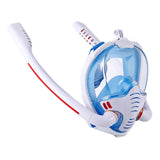 Scuba Diving Mask, Full Face, Anti Fog, Underwater, Wide View Snorkel, Waterproof Swimming Masks, Camera Mount, Adult Youth