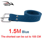 1 pcs 1.3M~1.5M Cutable Silicone Gel Rubber Weight Belt With Stainless Steel Buckle Freediving ScubaDiving BCD Accessories