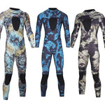 NEW Men Camouflage Wetsuit 3mm Neoprene Surfing Scuba Diving Snorkeling Swimming Body Suit Wetsuit Surf Kitesurf Equipment 3XL