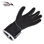 3MM Genuine Neoprene Gloves Anti Scratch and Keep Warm for Scuba Diving Non-slip Snorkeling Equipment